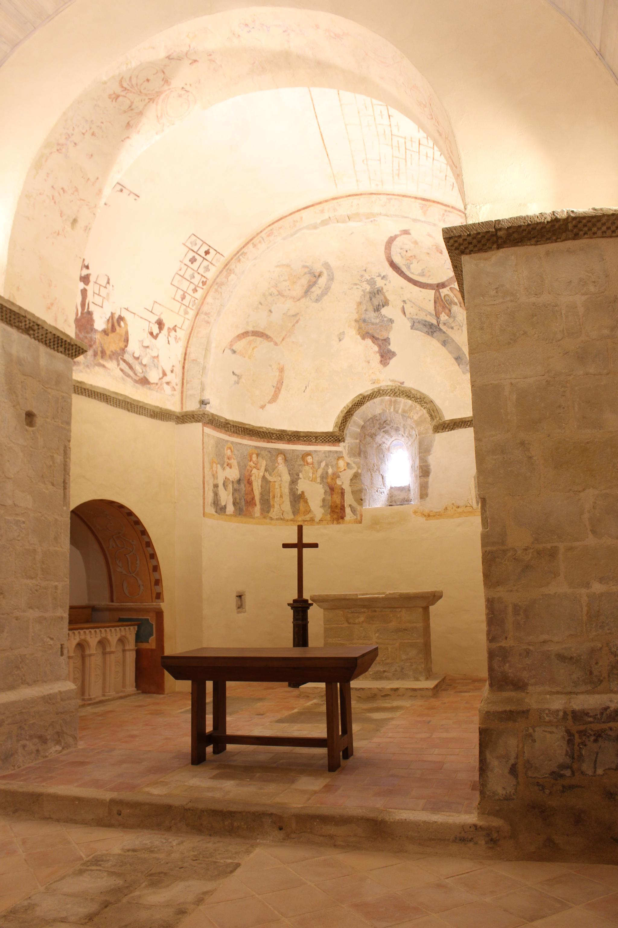 Chapelle entièrement restaurée avec ses fresques
