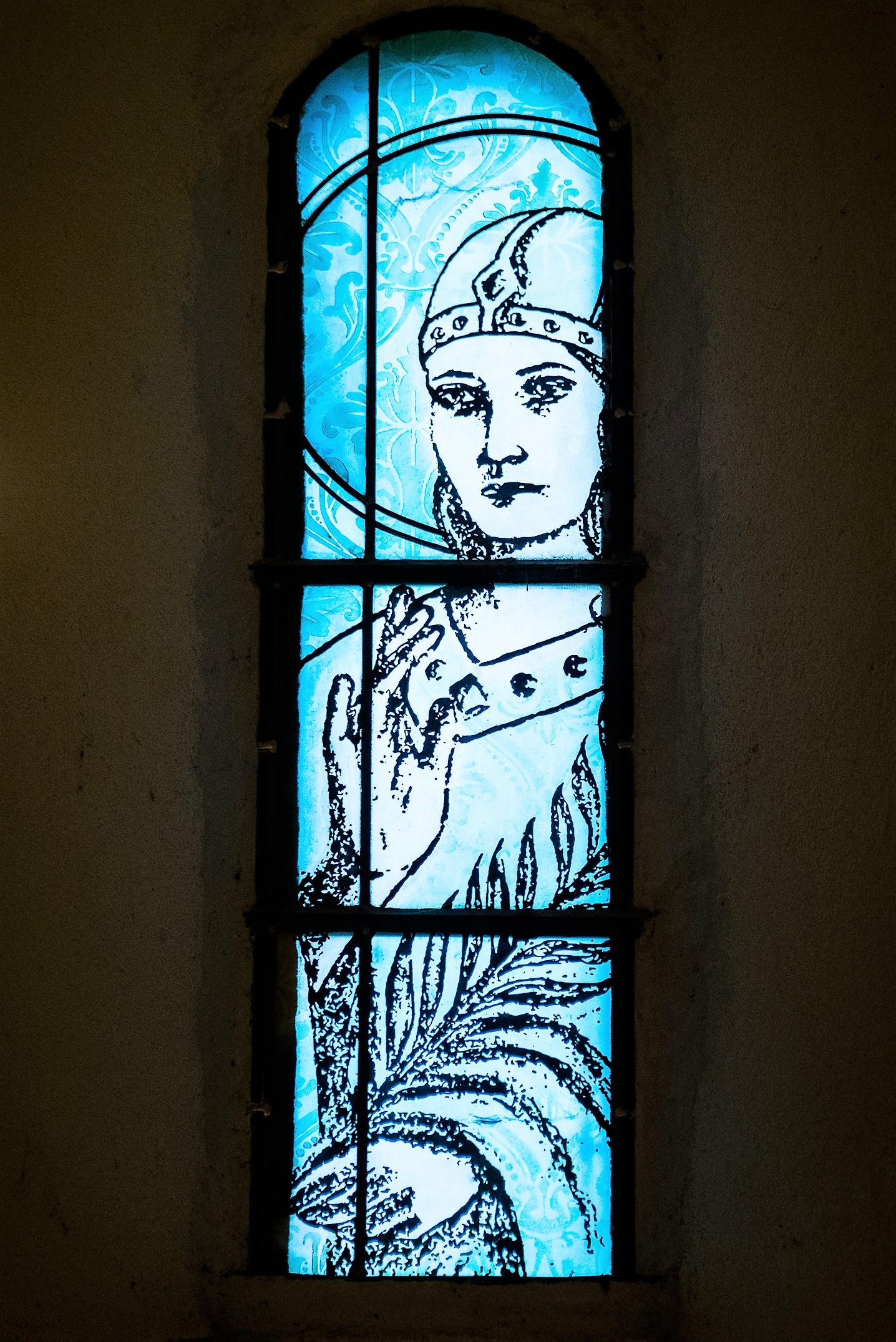 Vitrail de Sainte Foy